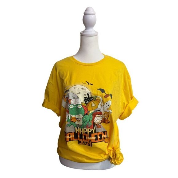 Potato Knight Designs Autographed Limited Edition Halloween Yellow Unisex Shirt - Picture 1 of 9